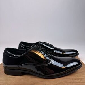 New Mens Joseph Abboud‎ Soiree Patent Leather Lace Up Dress Shoes Sz 14 D